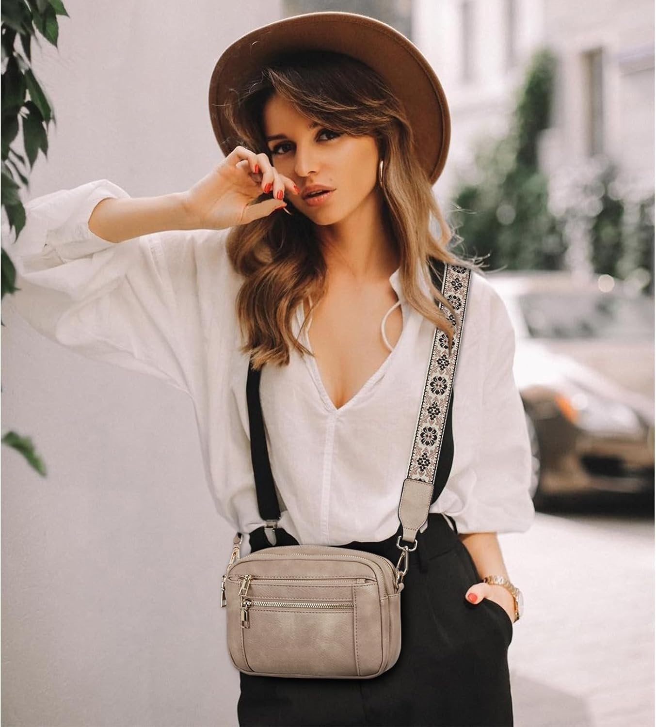 š„Last Day 49% OFFš„Handmade Colorful Straps Crossbody Leather Bags & Purseš