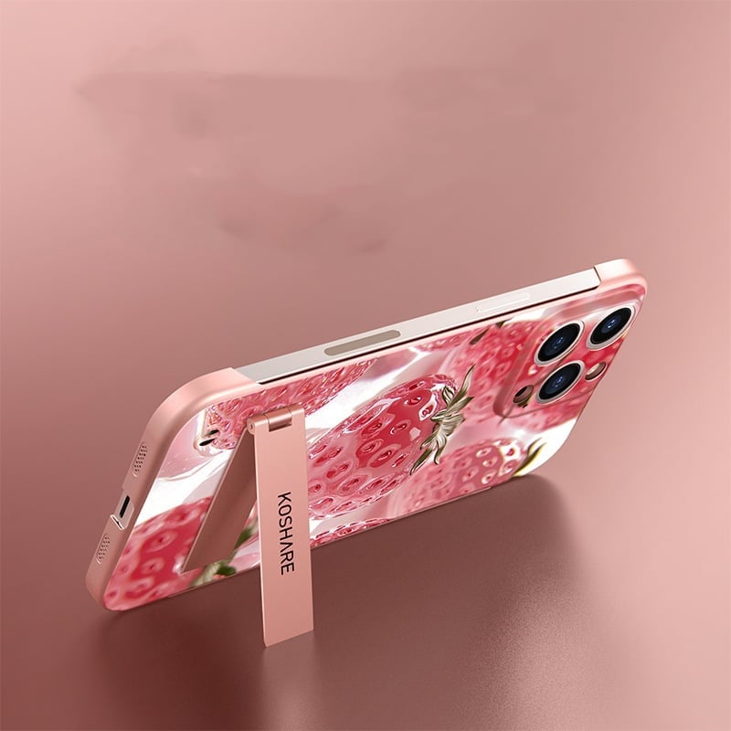 A glowing, protective case with a fruity twist β apple π and strawberry π style! β¨π±