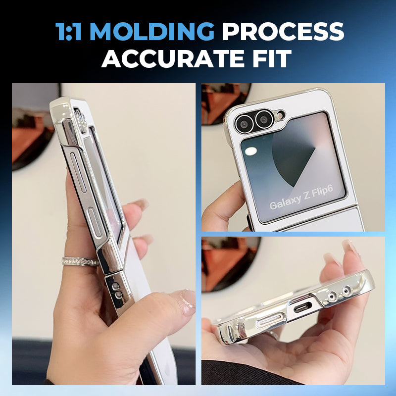 Electroplated Frosted Magnetic Cover for Samsung Galaxy Z Flip Series