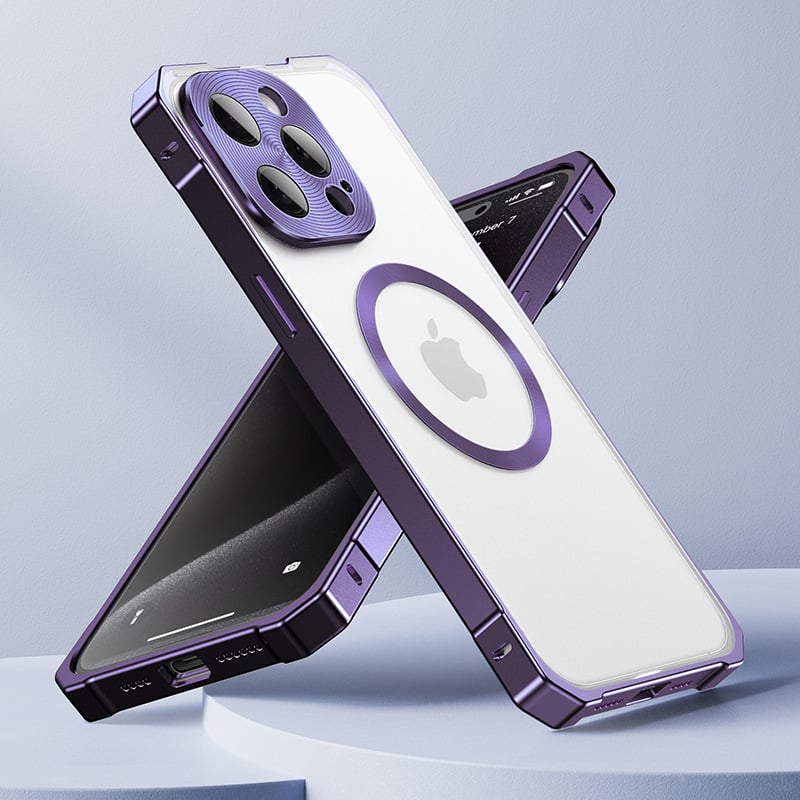 Ultra-Thin Magnetic Phone Case For iPhone 16/15 – Shockproof, MagSafe, Anti-Yellow