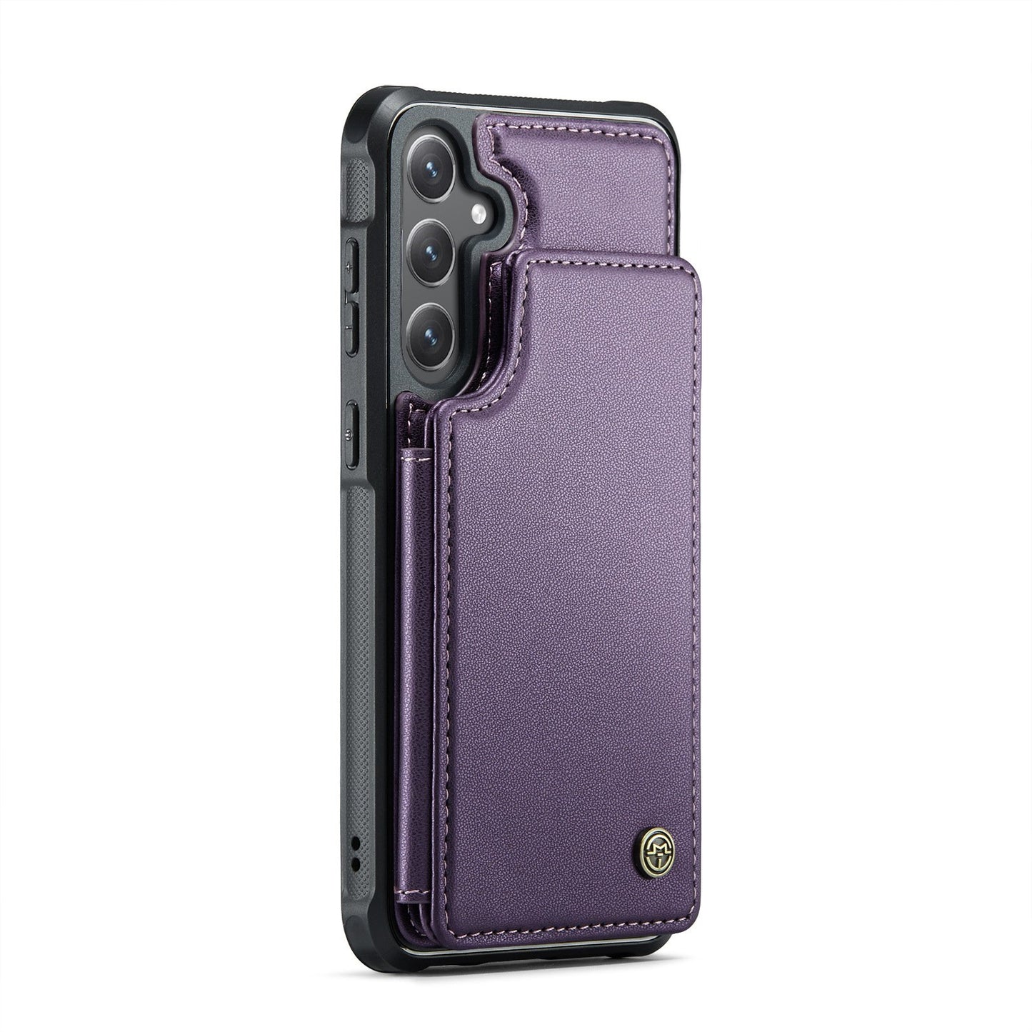 Multifunctional Anti-theft Brush Business Leather Case For Samsung A16
