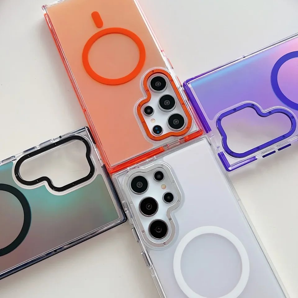 ☀️Colorful and dazzling丨Metal Lens MagSafe Phone Case For Samsung Galaxy S25
