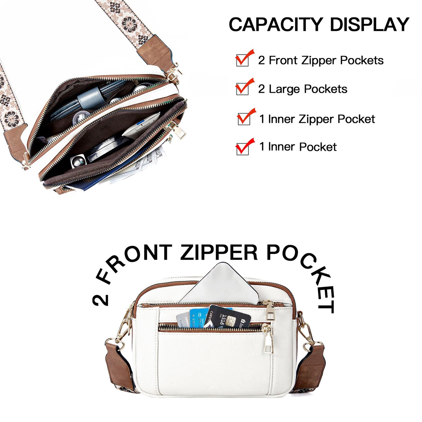 š„Last Day 49% OFFš„Handmade Colorful Straps Crossbody Leather Bags & Purseš