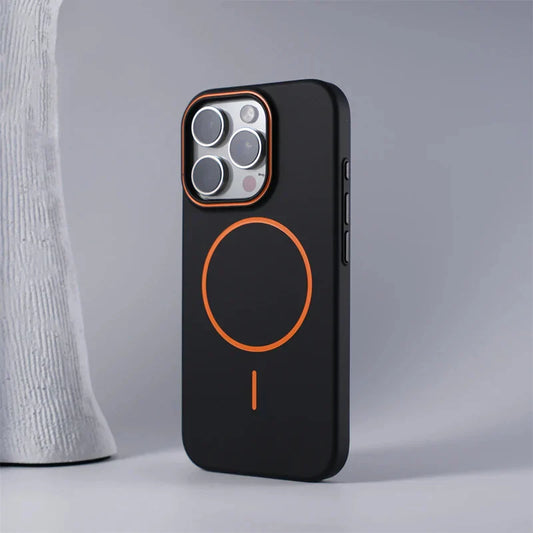 Light luxury matte magnetic iPhone protective case