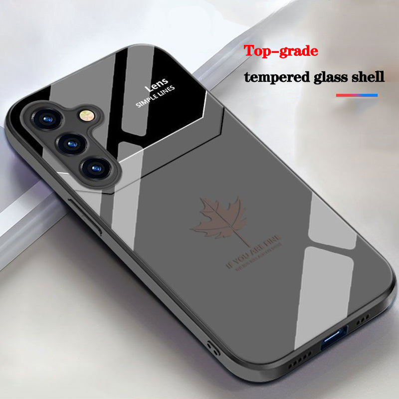Liquid glass waterproof phone case For Samsung