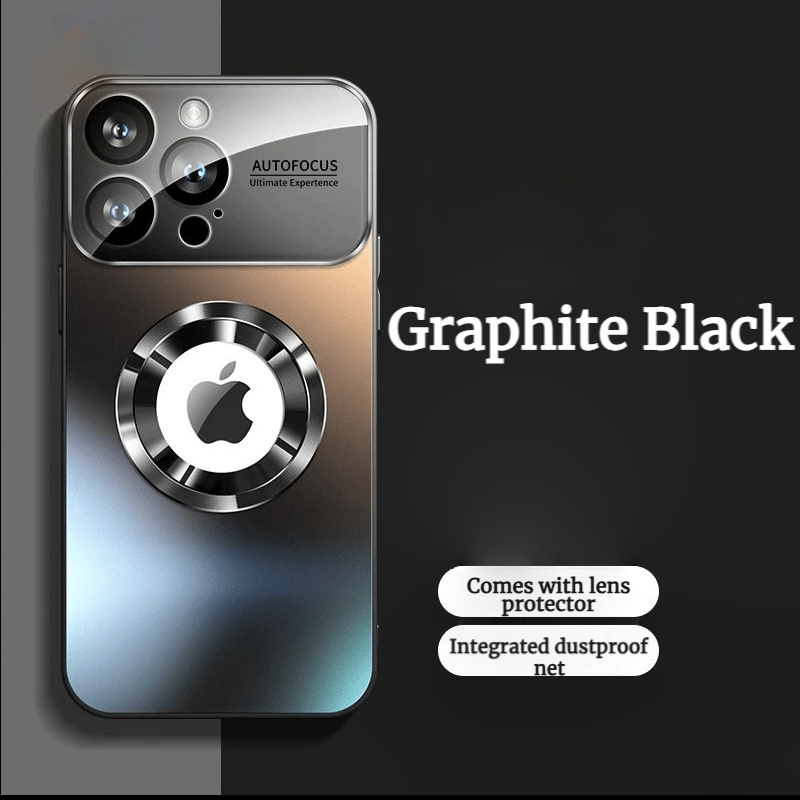 AG frosted glass large window missing label magnetic shell is suitable for Apple 16/15/14/13 series