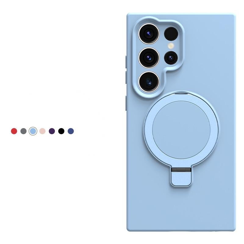 Samsung Magsafe Series | Liquid Silicone Foldable Stand Phone Case