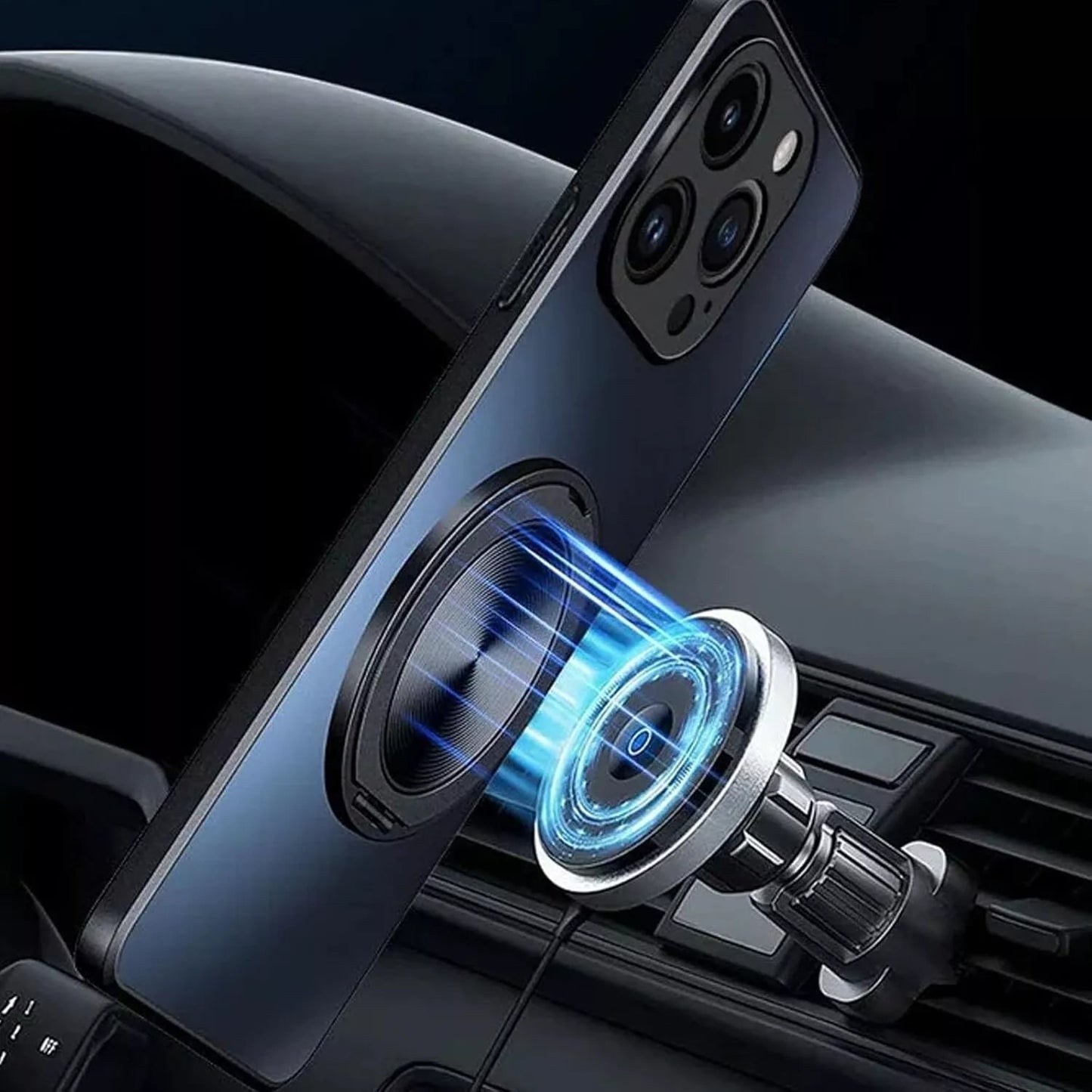 Fully inclusive magnetic bracket skin-feel mobile phone case for Samsung S25/S24/S23/S22/S21