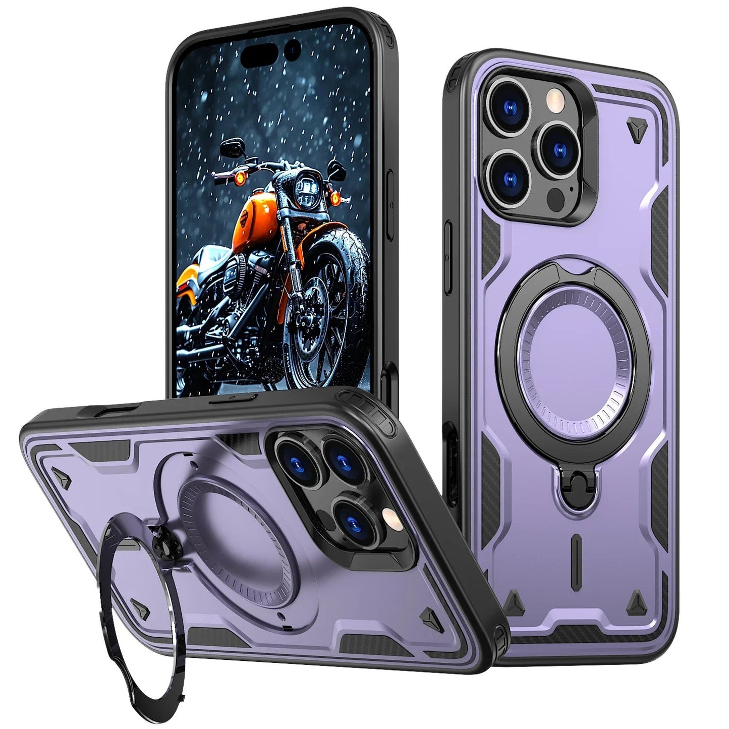 Magnetic MagSafe Upgrade Rotatable Stand Holder Protection Kickstand Covers