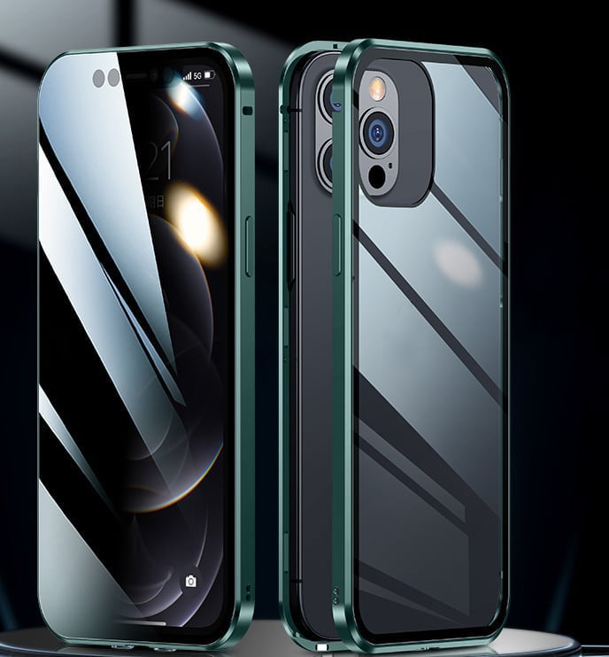 🔥Privacy Protection Technology🔥Magnetic Double Sided Tempered Glass Phone Case for iphone