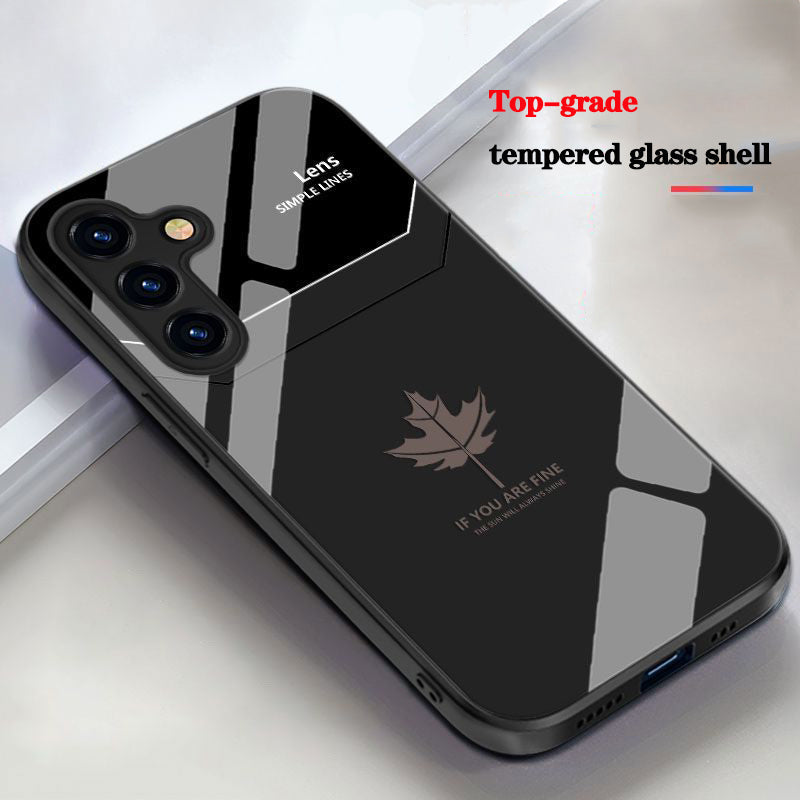 Liquid glass waterproof phone case For Samsung