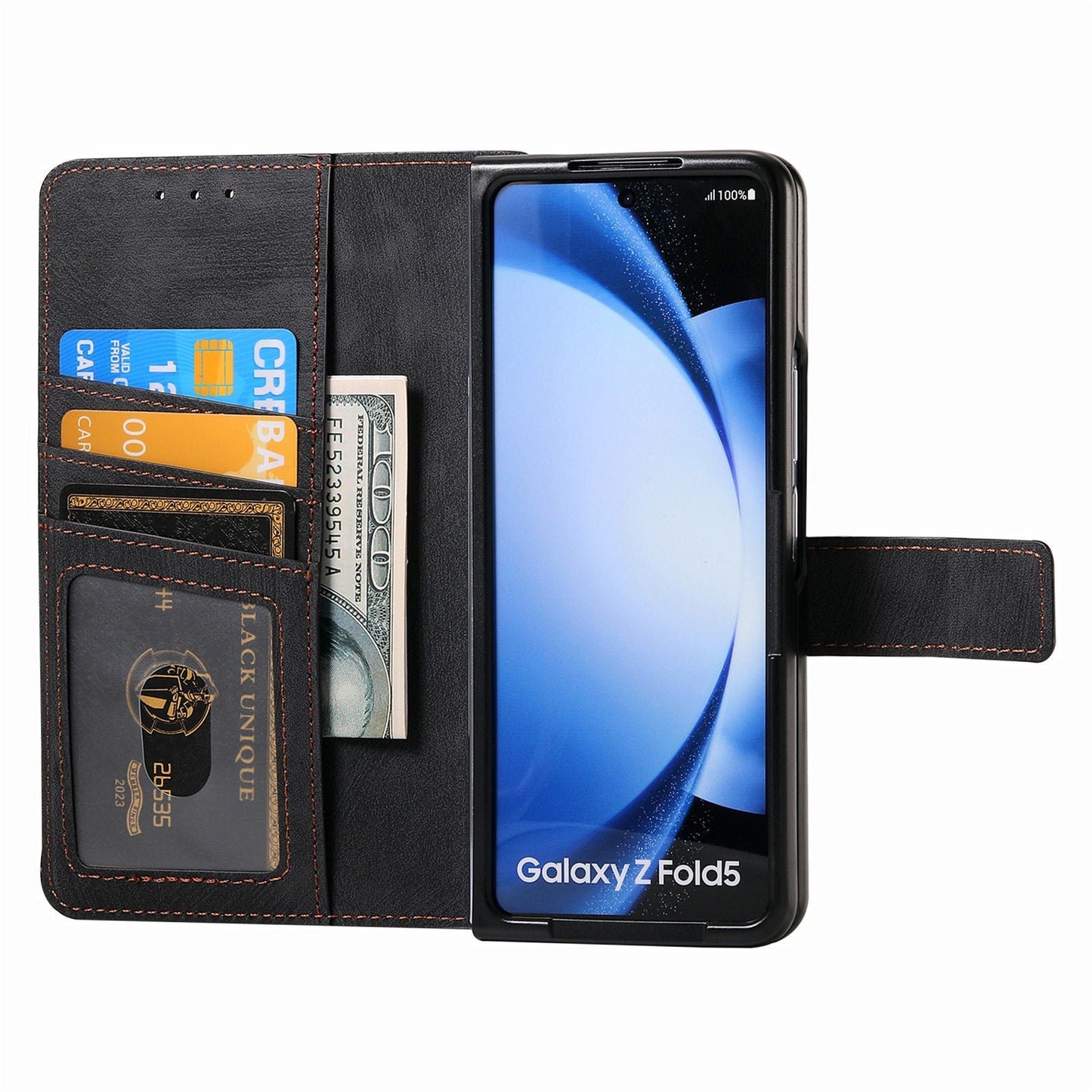 Suitable for Samsung Z Fold6/5/4Mobile Phone Case Magnetic Detachable Leather Case