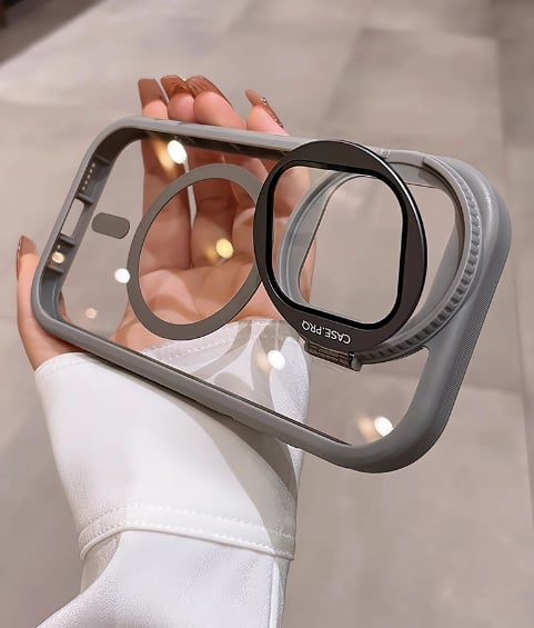 Creative and Fashionable Flip Cover Glasses Holder Magnetic Case