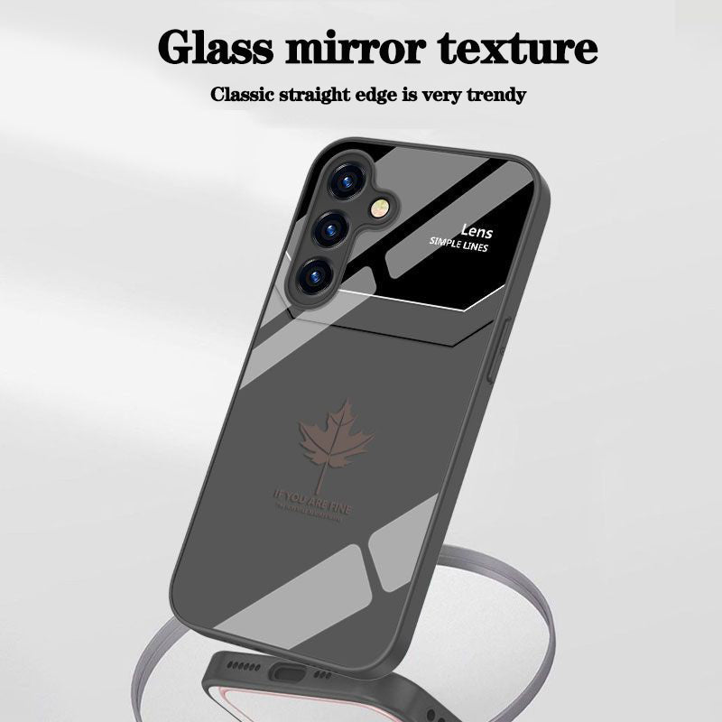 Liquid glass waterproof phone case For Samsung