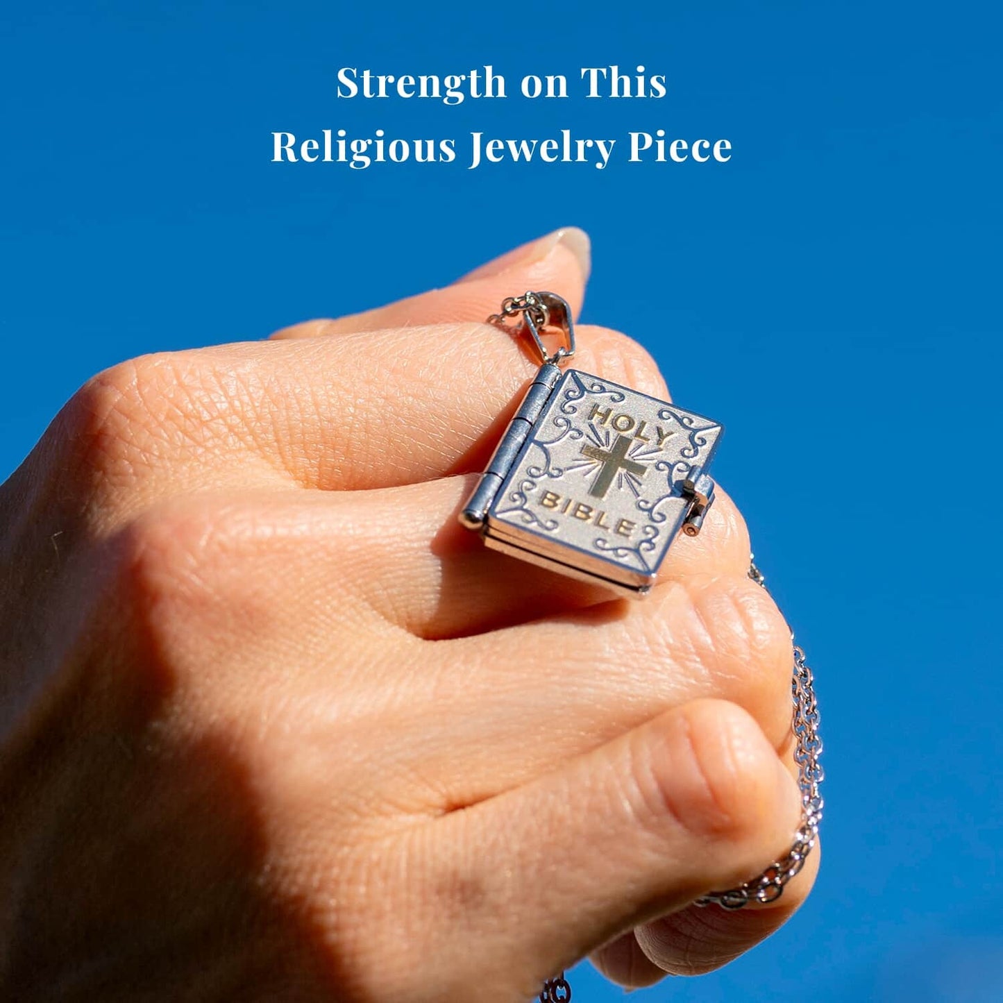 🎄Christmas Pre-sale🎁Openable Holy Cross Bible Pendant