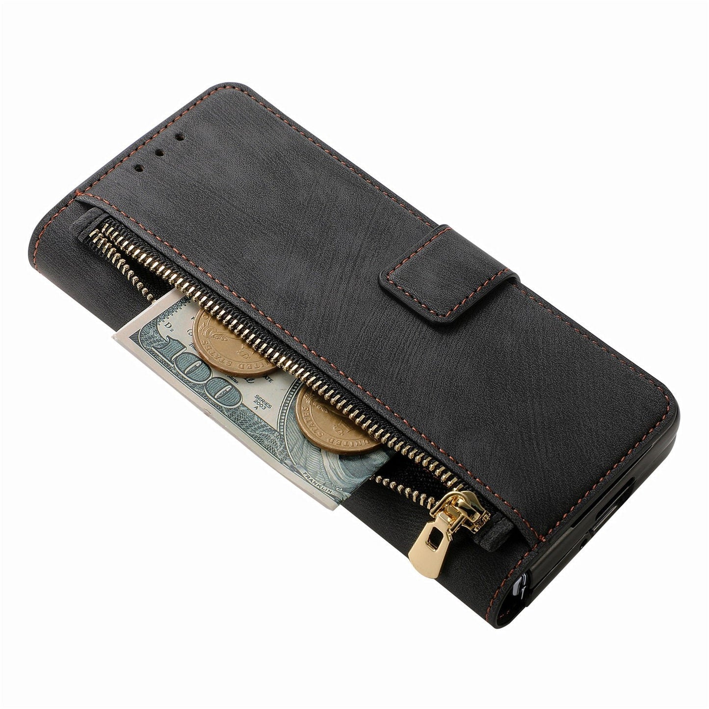 Suitable for Samsung Z Fold6/5/4Mobile Phone Case Magnetic Detachable Leather Case