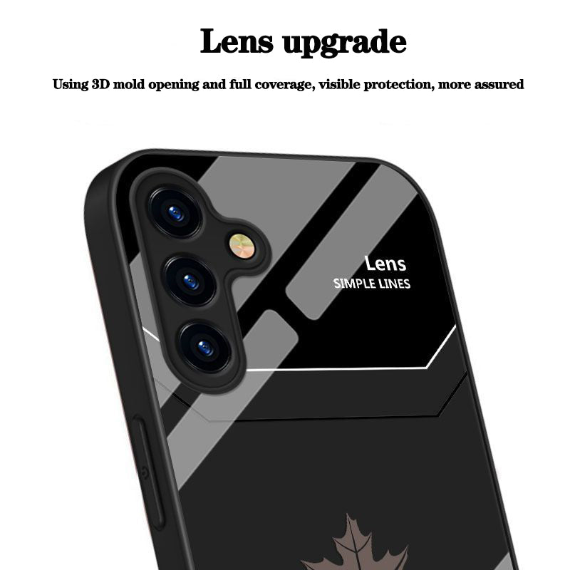Liquid glass waterproof phone case For Samsung