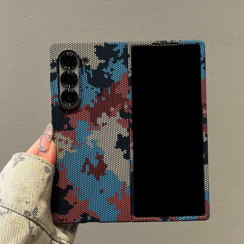 Ultra-thin Camouflage Mobile Phone Case For Samsung Z Fold 7 6 5 4 3 2