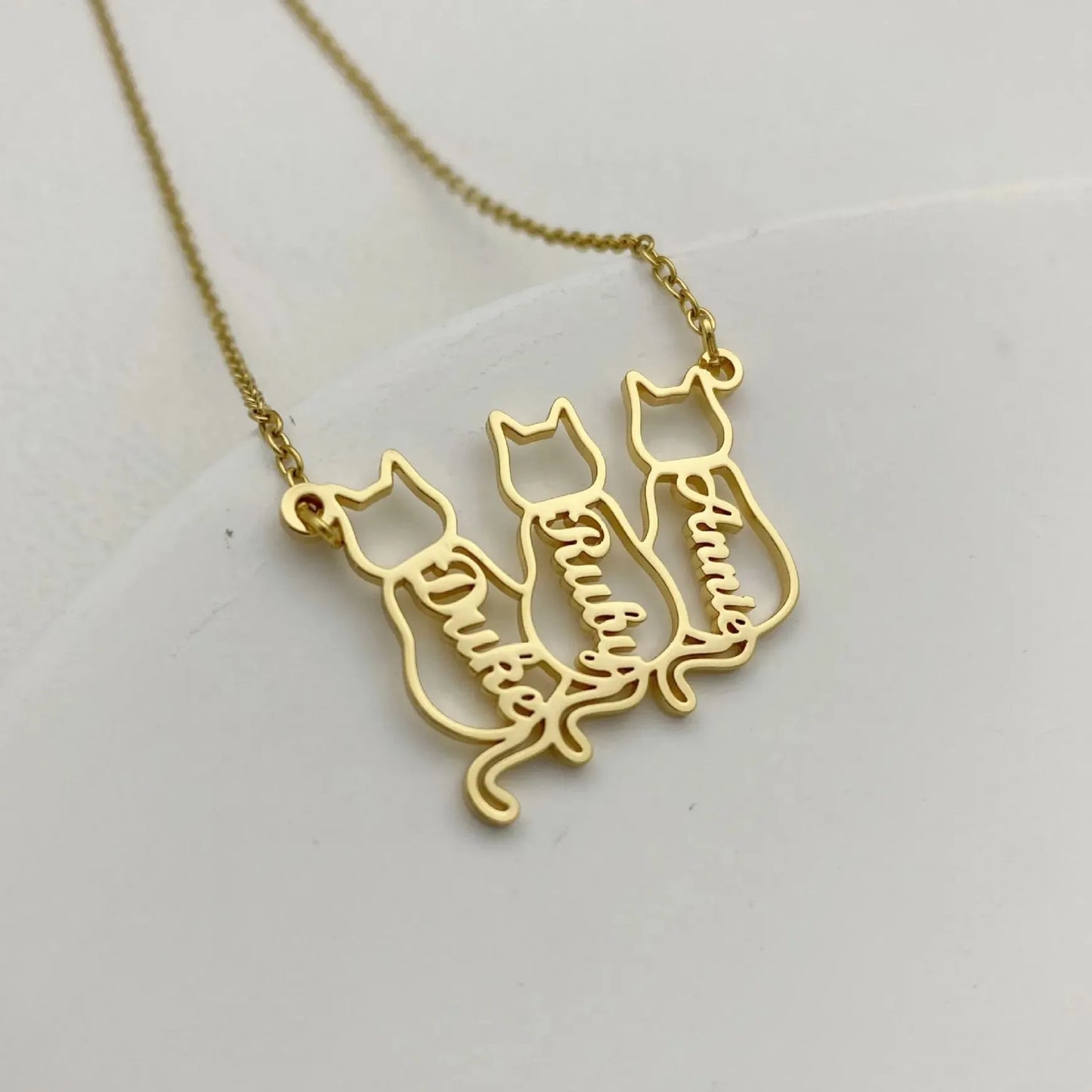 ๐พ Personalised Cat Name Necklace