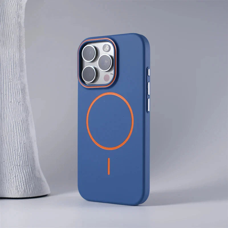 Light luxury matte magnetic iPhone protective case