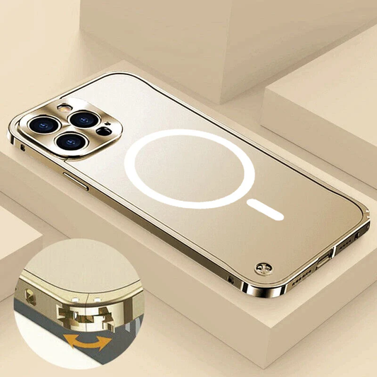 Metal Magnetic Aluminum Alloy Case For iPhone