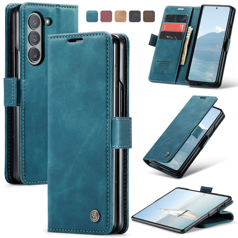 Casekis Retro Wallet Case For Galaxy Z Fold6 5G