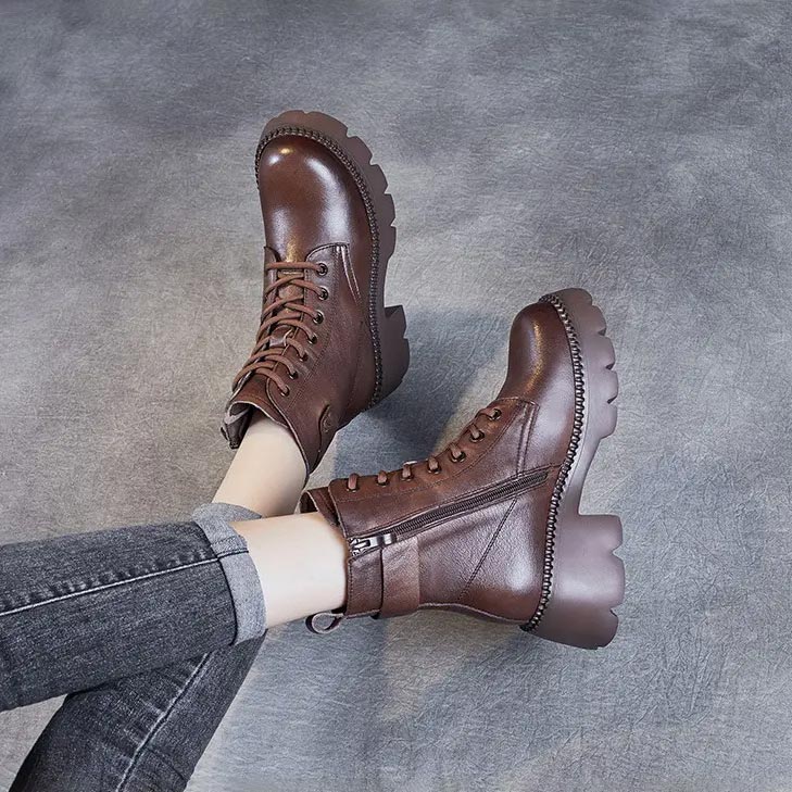 Women's Orthopedic Comfortable Leather Boots - Perfect Gift