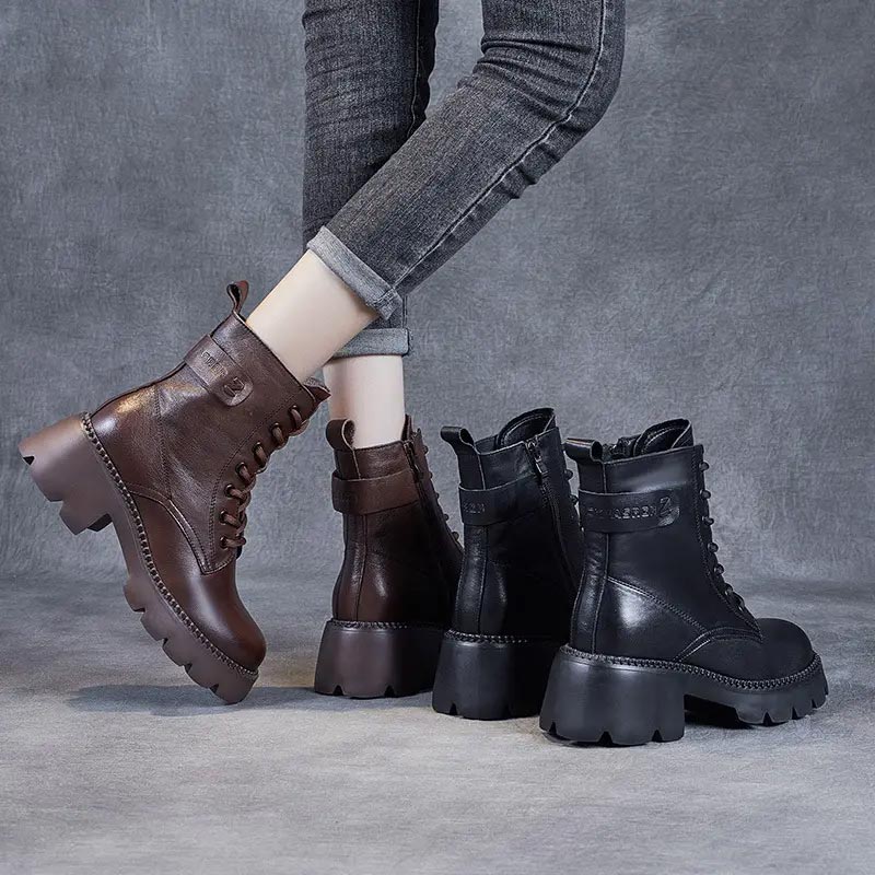 Women's Orthopedic Comfortable Leather Boots - Perfect Gift