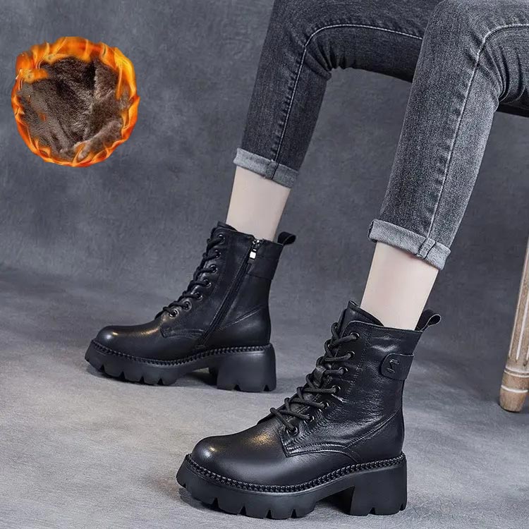 Women's Orthopedic Comfortable Leather Boots - Perfect Gift