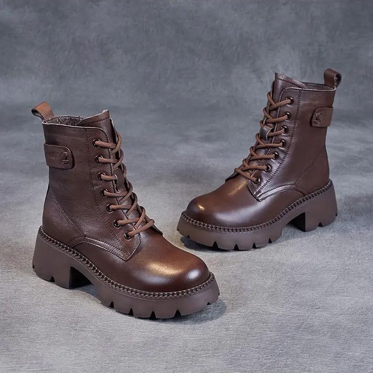 Women's Orthopedic Comfortable Leather Boots - Perfect Gift