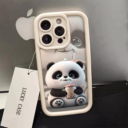 Cute Milk Tea Panda Phone for iPhone