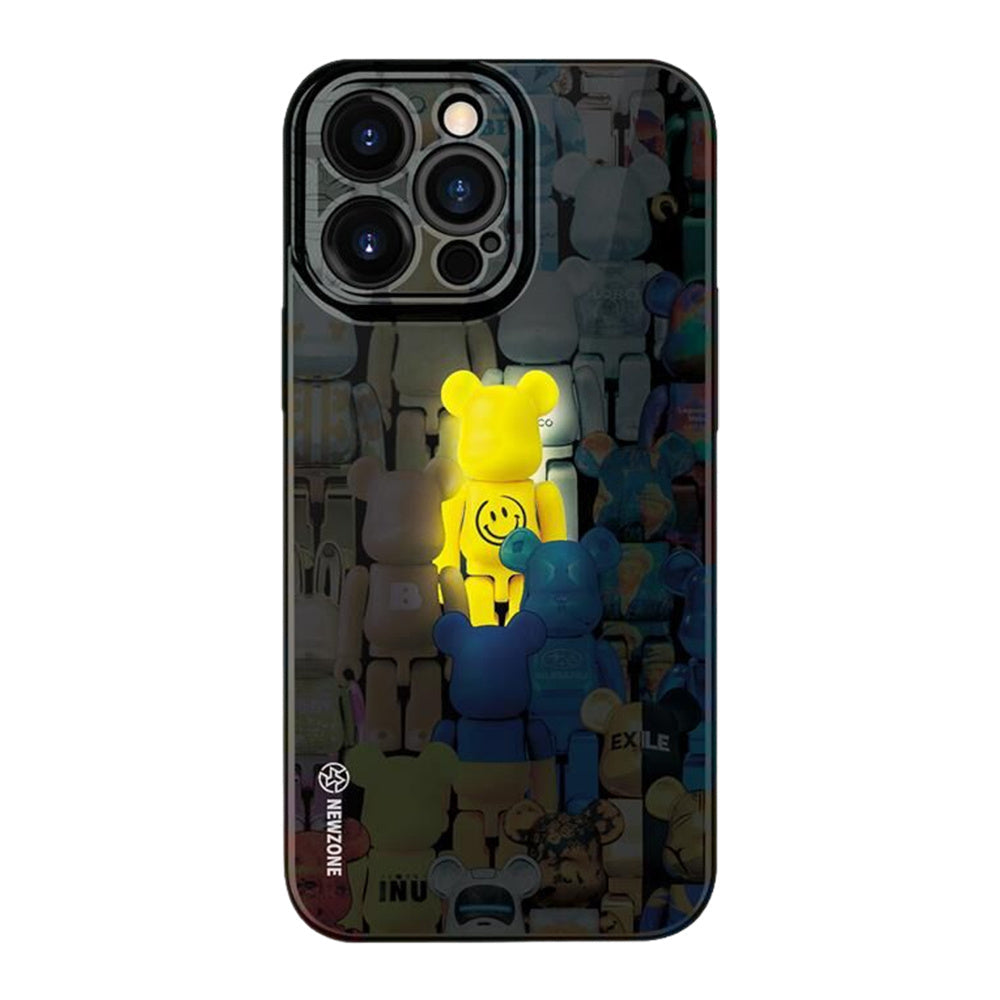 Violent Bear Phone Case Coated Glass Film