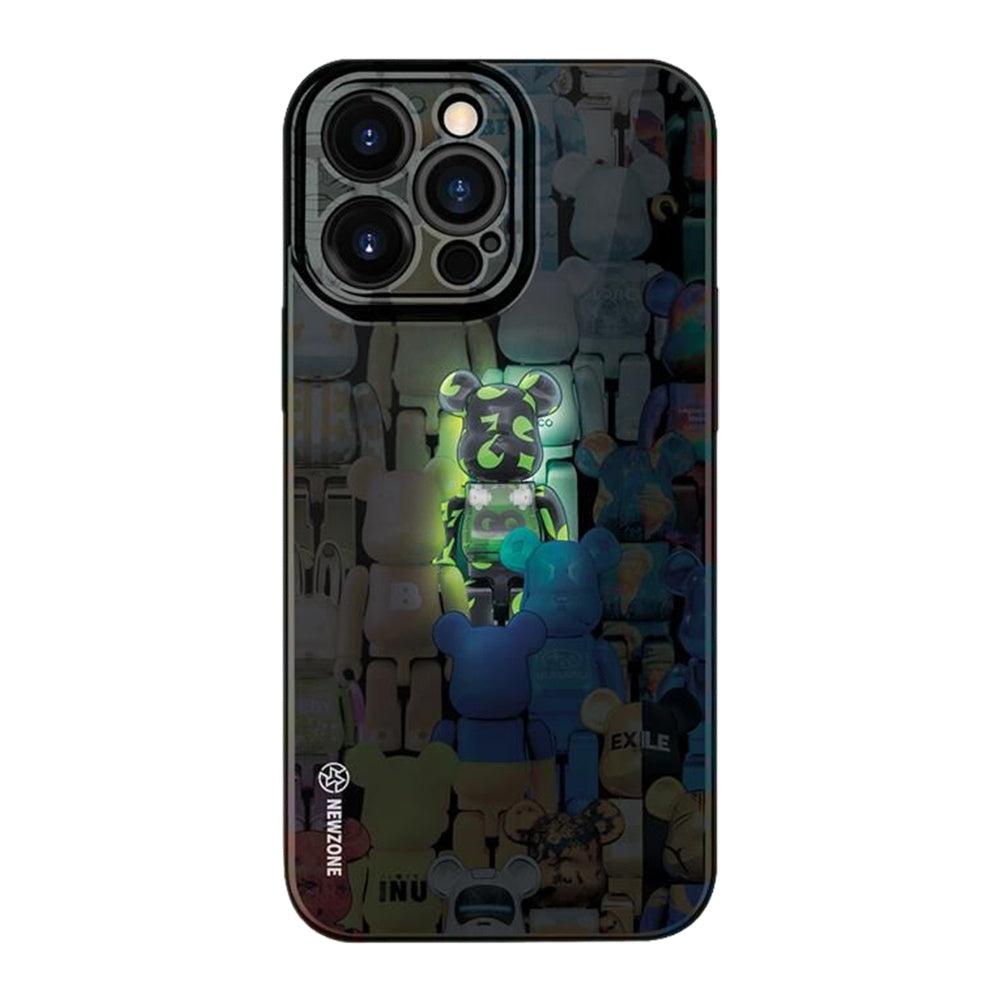 Violent Bear Phone Case Coated Glass Film