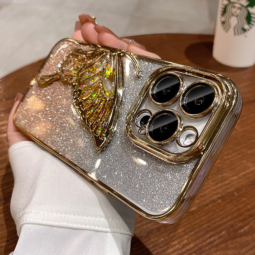 Shimmer Diamonds Sparkling Butterfly Phone Case
