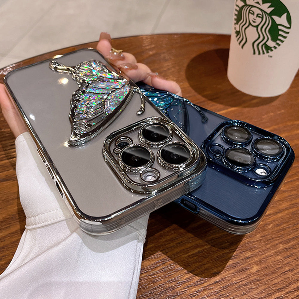 Shimmer Diamonds Sparkling Butterfly Phone Case