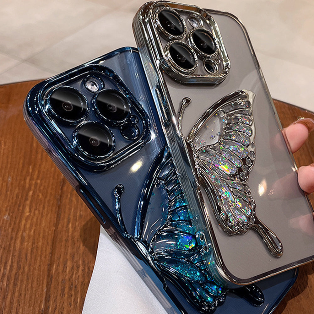 Shimmer Diamonds Sparkling Butterfly Phone Case