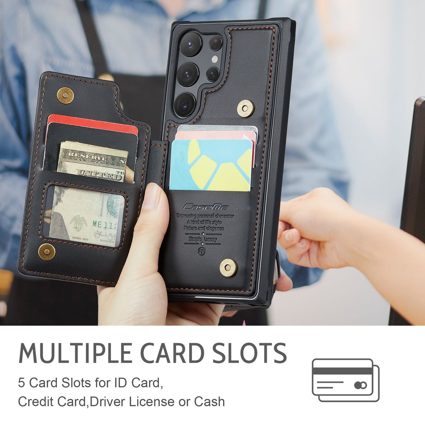 New Wallet Flap Premium Leather Case For Samsung A Series