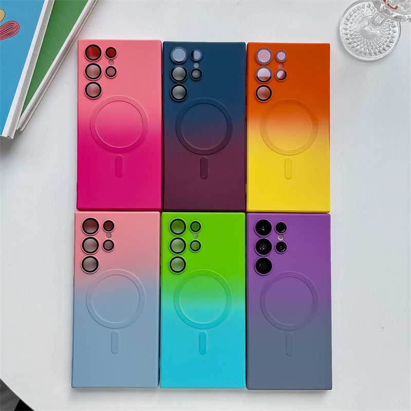Magnetic Soft Silicone Case For Samsung