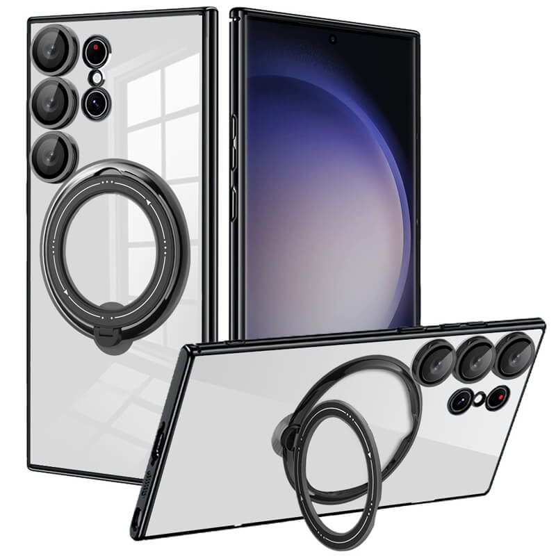 Hd Transparent Folding Bracket Case For Samsung Galaxy