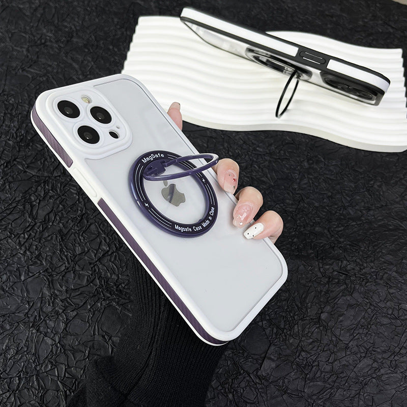 Anti-slip Edge Magnetic Ring Holder Phone Case