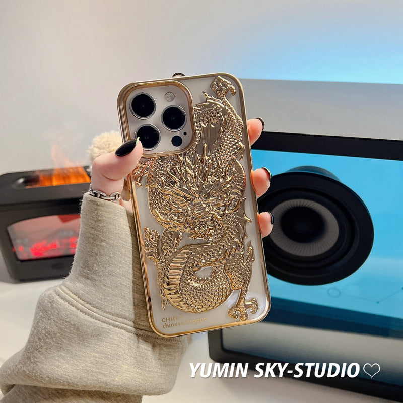 2024 Electroplated Dragon Trendy Phone Case