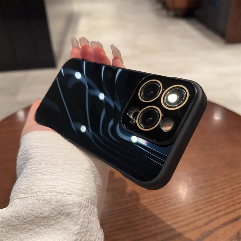 Electroplated Frameless Gold Magnetic Mobile Phone Case