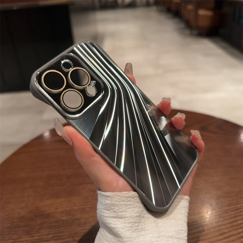 Electroplated Frameless Gold Magnetic Mobile Phone Case