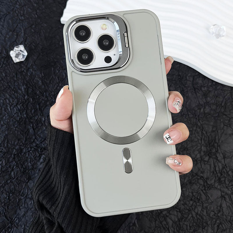 Lens Holder Magnetic With Same Color Lens Film Phone Case