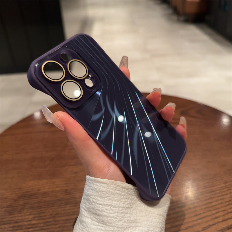 Electroplated Frameless Gold Magnetic Mobile Phone Case