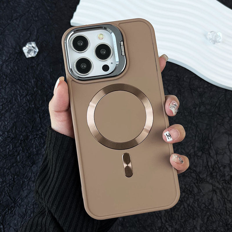 Lens Holder Magnetic With Same Color Lens Film Phone Case