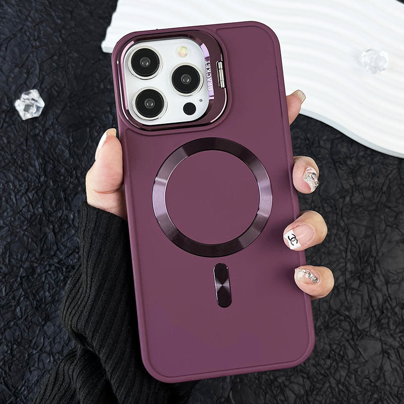 Lens Holder Magnetic With Same Color Lens Film Phone Case