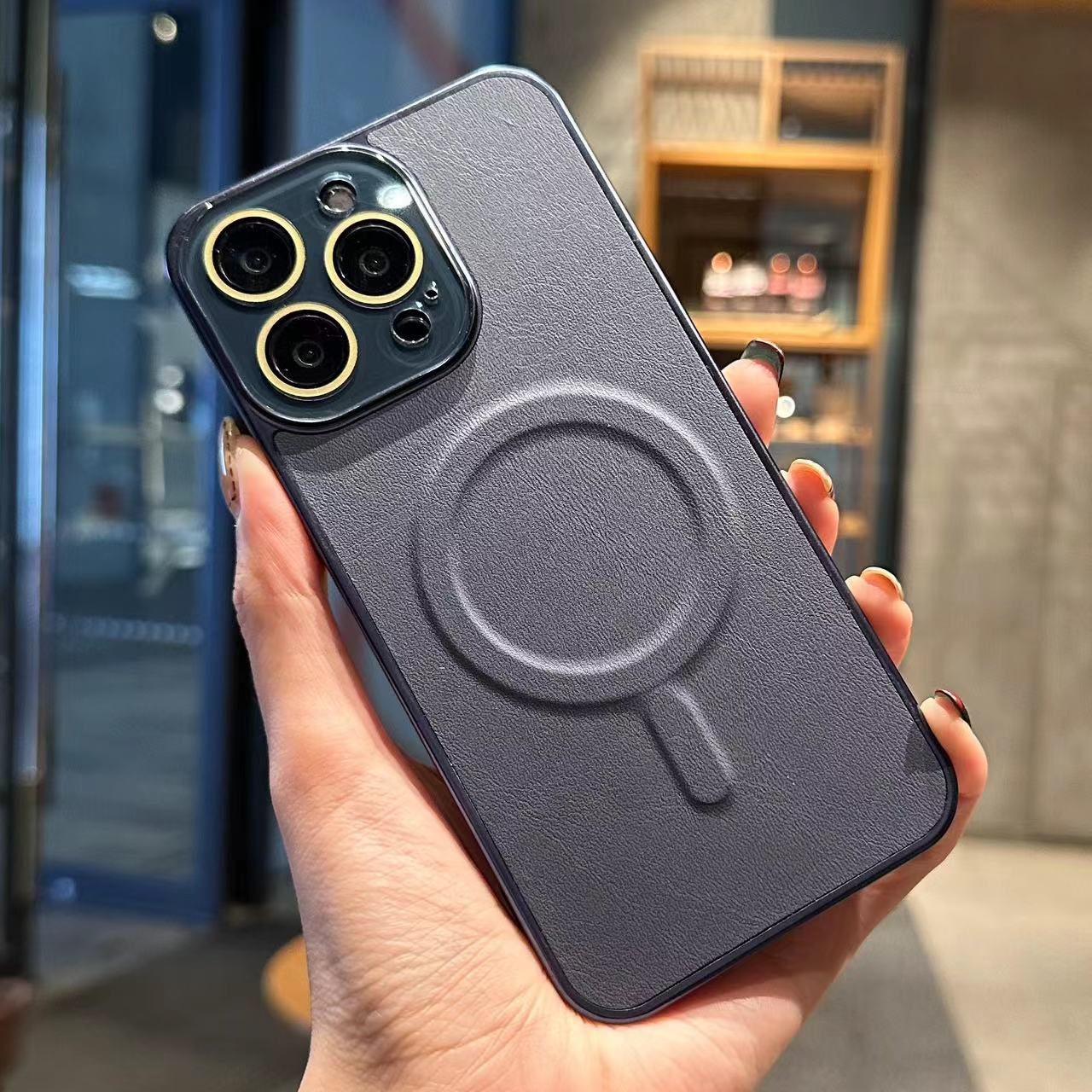 Eagle-eye Magnetic Leather Phone Case