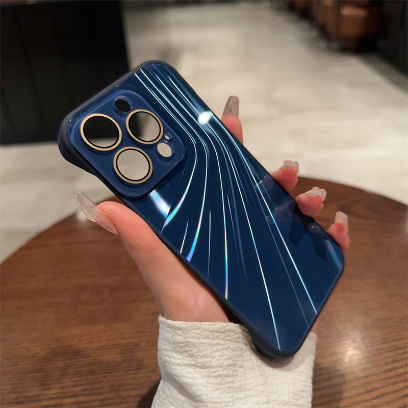 Electroplated Frameless Gold Magnetic Mobile Phone Case