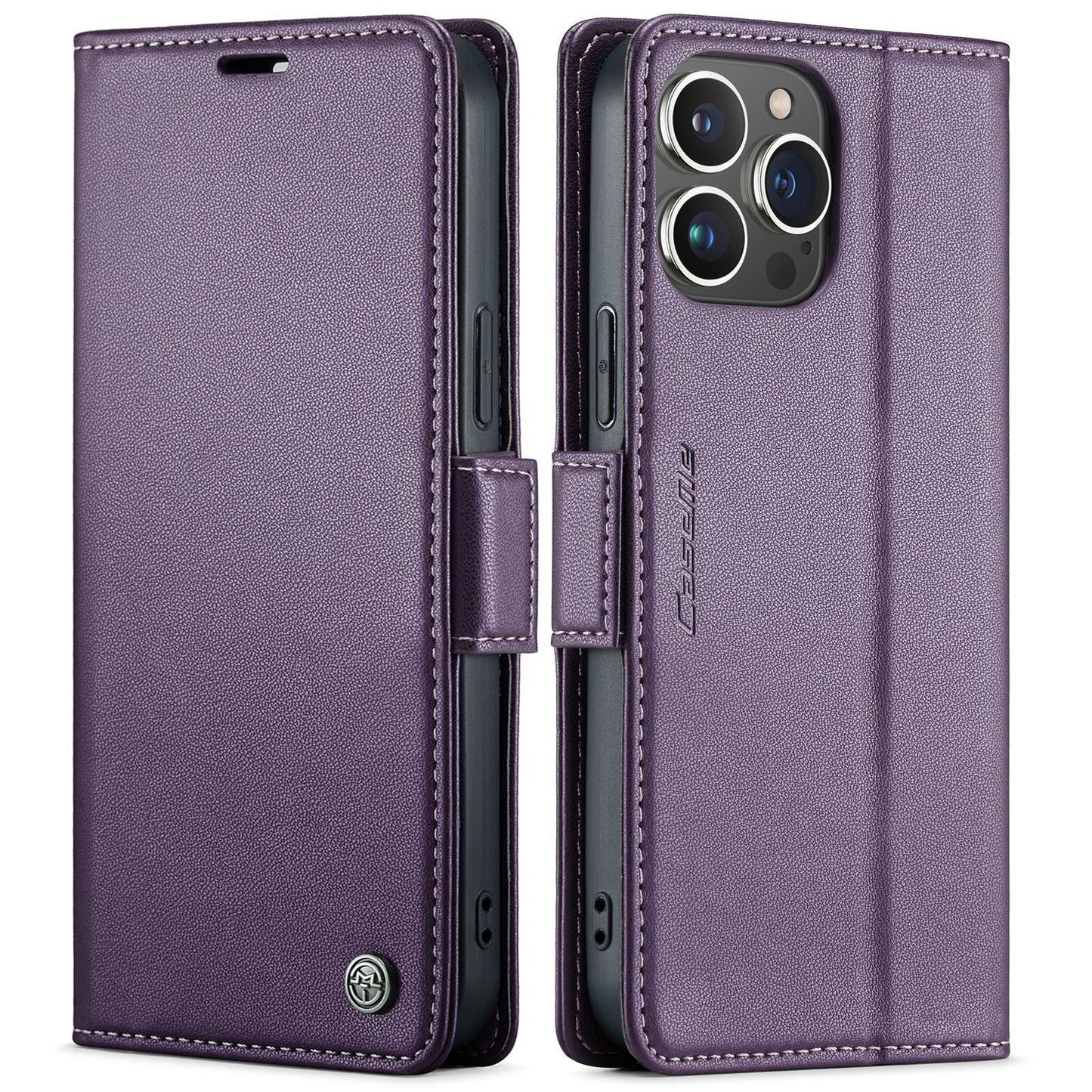 Luxury Anti-theft Brush Flip Leather Phone Case For iPhone 13 Series